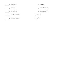 Grade 8 Math Summative Test on Factoring | PDF