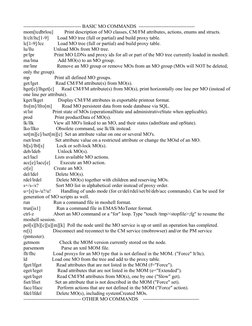 Basic MO Commands for Ericsson ENM | PDF