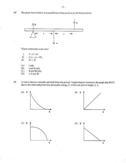Cape Physics Unit 1 Paper 1 | PDF