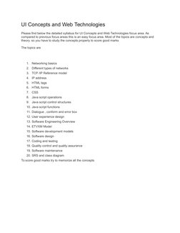Infosys Training Syllabus Overview | PDF | Computer Programming ...