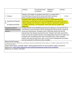 Grade 4 Advertisement Lesson Plan | PDF | Propaganda | Advertising
