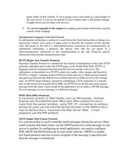 home folder of that website. If www.google.com is not found as a host header in
the web server, it will use the default (if a