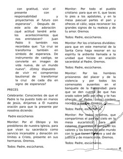 con    gratitud,    vivir    el   
presente
   
con
  
responsabilidad
   
y
 proyectarnos   al   futuro   con
 esperanza”.