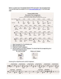Drum Set Notation in Sibelius Guide | PDF | Drum Kit | Computer Keyboard