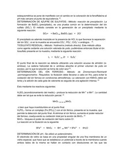 estequiométrica se pone de manifiesto con el cambio en la coloración de la fenolftaleína al
pH más cercano al punto de equiva