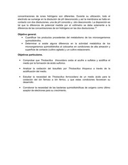concentraciones  de  iones  hidrógeno  son  diferentes.  Durante  su  utilización,  todo  el
electrodo se sumerge en la disol
