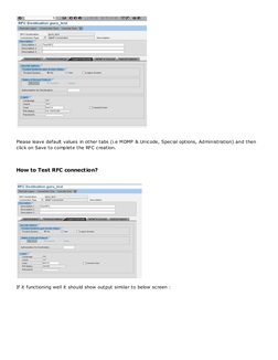 Please leave default values in other tabs (i.e MDMP & Unicode, Special options, Administration) and then 
click on Save
