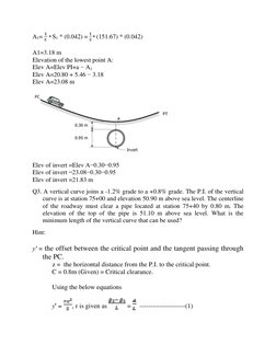 Vertical Curve Design Calculations | PDF | Tangent | Mathematical Objects
