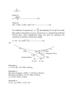 Vertical Curve Design Calculations | PDF | Tangent | Mathematical Objects