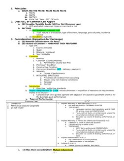 1. Principles
a.
WHAT ARE THE FACTS? FACTS FACTS FACTS
i.
FACTS
ii.
FACTS
iii.
FACTS!!!
iv.
EVEN THE “SMALLEST” DETAILS!
2. D