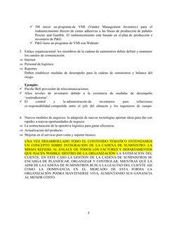 3M  inició  un programa  (http://www.monografias.com/Computacion/Programacion/)de  VMI  (Vendor  Management  Inventory)  par
