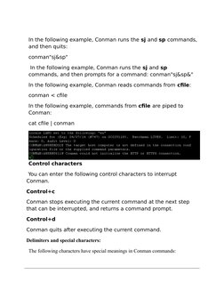Conman Command Guide for TWS | PDF | Command Line Interface | Databases
