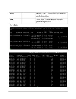 Conman Command Guide for TWS | PDF | Command Line Interface | Databases