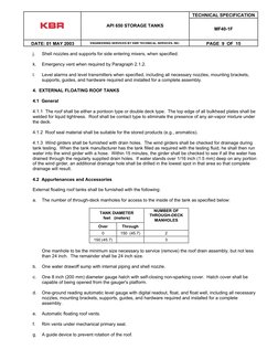 Spec Tank Api 650 API 650 Storage Tanks Specification | PDF | Pipe (Fluid Conveyance ...
