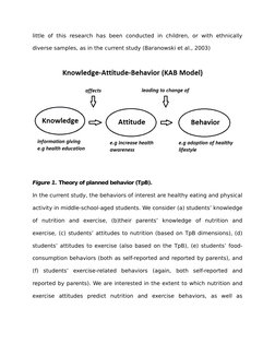 KAB Model in Health Behavior Study | PDF | Attitude (Psychology) | Behavior