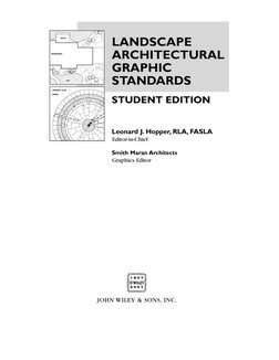 Landscape Architectural Graphic Standards | PDF