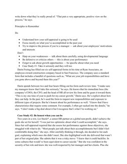 write down what they’re really proud of. “That puts a very appropriate, positive view on the 
process,” he says.
Principles t