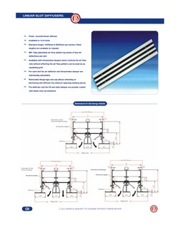 Beta Linear Slot Diffuser Catalogue | PDF | Decibel | Pressure