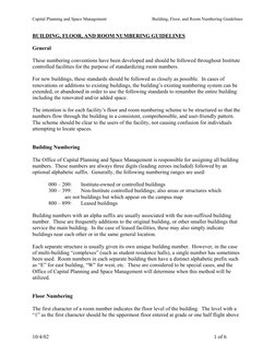 Building and Room Numbering Standards | PDF | Building | Architectural ...