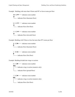 Building and Room Numbering Standards | PDF | Building | Architectural ...