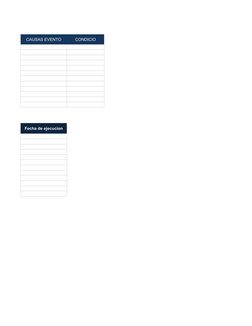 CAUSAS EVENTO
CONDICIO
Fecha de ejecucion
 
 
 
 
 
 
 
 
 
 
 
 
 
