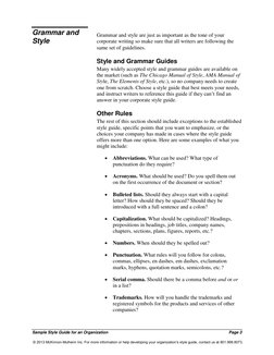 Sample Style Guide | PDF | Page Layout | Comma
