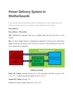 Power Delivery in Motherboards Explained | PDF | Digital Technology ...