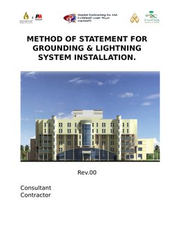 Grounding System Installation Method | PDF | Welding | Construction