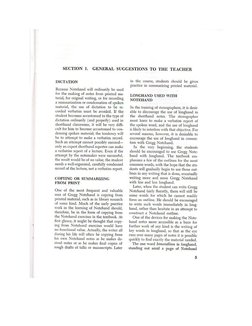 Note Hand Class Teacher's Guide For Gregg Notehand | PDF