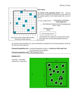 Quadrat Sampling for Population Estimation | PDF | Sampling (Statistics ...
