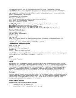 AutoSys Command Line Cheatsheet | PDF | Command Line Interface ...