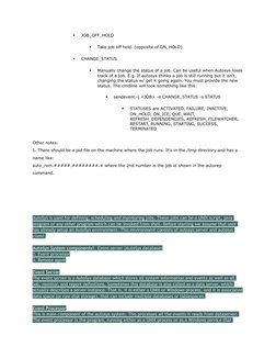 AutoSys Command Line Cheatsheet | PDF | Command Line Interface ...