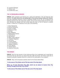 18th Birthday Debut Program Flow | PDF
