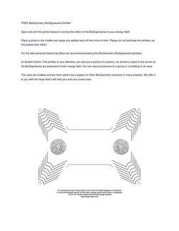 Free BioGeometry Emitter Guide | PDF | Radiation | Nature