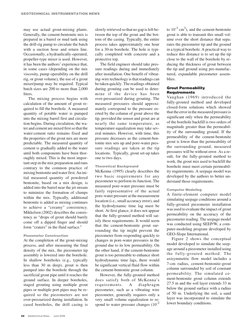 may use actual grout-mixing plants.
Generally, the cement-bentonite mix is
prepared in a barrel or mud tank using
the drill-r