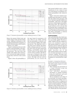 fluence the amount of bleed water and
volume change of the specimen during
curing. Additional information on the
strength and