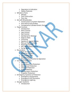 
Operation & Indication

Safety Features
Wheels & Tyres

Wheels

Tyre Contruction

Tyre Use
Aircraft Wheelbrakes

Con