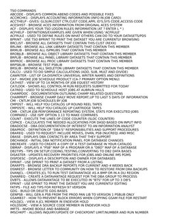 TSO/ISPF Command Guide for Mainframe | PDF | Databases | Computer Data