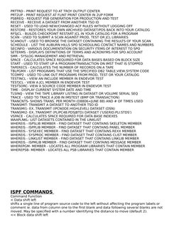 TSO/ISPF Command Guide for Mainframe | PDF | Databases | Computer Data