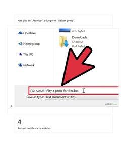 Haz  (http://es.wikihow.com/crear-un-virus-falso-e-inofensivo#/Imagen:Create-a-Fake-and-Harmless-Virus-Step-4-Version-2.jpg)c