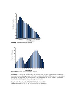 Figure 6C. Data skewed in one direction
Figure 6D. Data with more than one peak or mode
Variability— Concerns the extent to w