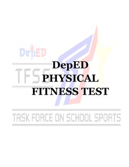DepED
PHYSICAL
FITNESS TEST
