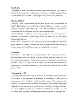 Citizenship Acquisition & Termination Act | PDF | Naturalization ...