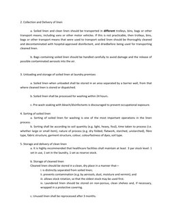 Hospital Linen and Laundry Guidelines | PDF | Infection Control ...
