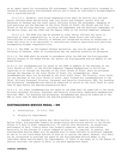 as an impact award for outstanding TDY achievement. The DDSM is specifically intended to 
recognize exceptionally distinguish