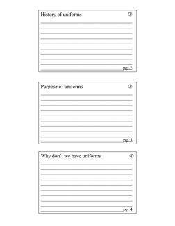 History of uniforms                                    
________________________________________
___________________________
