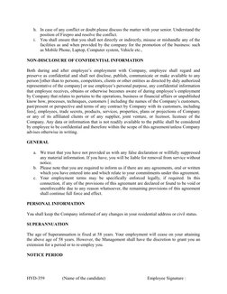 h. In case of any conflict or doubt please discuss the matter with your senior. Understand the
position of Firepro and resolv