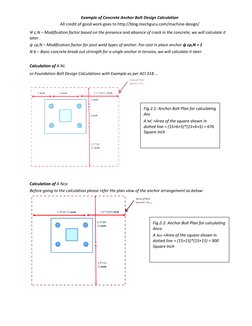 Concrete Anchor Bolt Design Example | PDF | Ultimate Tensile Strength ...