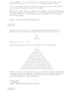 Project Euler Problem Solutions Overview | PDF | Fraction