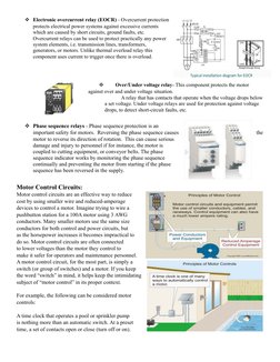 Electronic overcurrent relay (EOCR) - Overcurrent protection
protects electrical power systems against excessive currents
wh